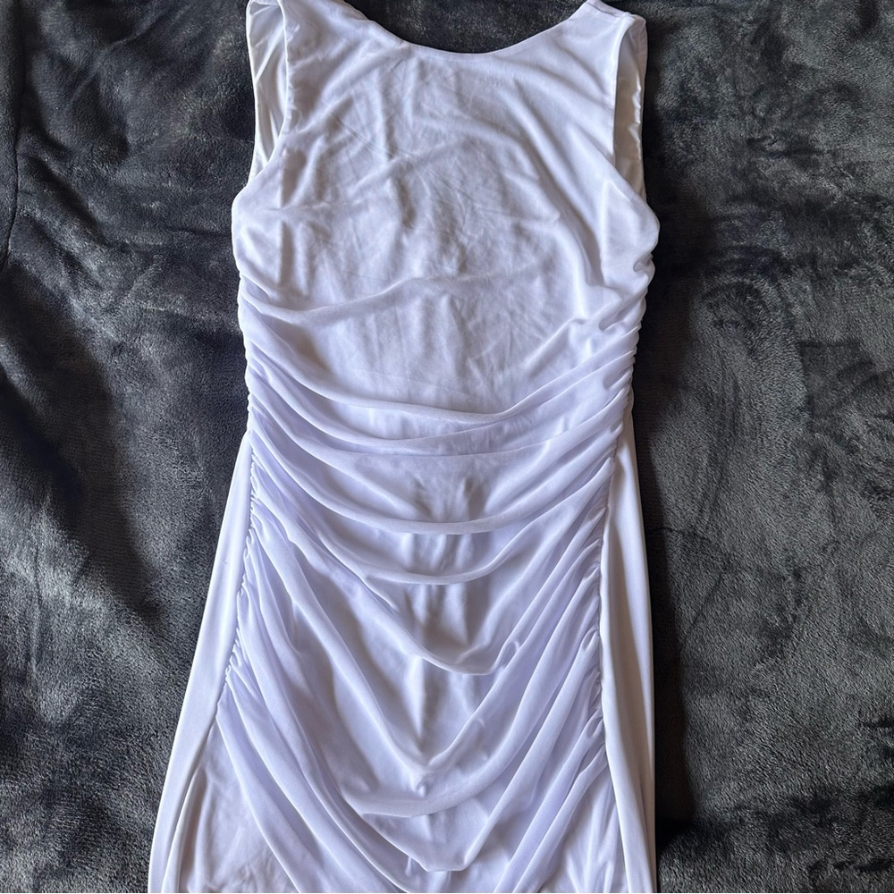 White Cocktail Party Dress